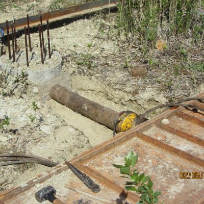 Testing piles for horizontal load capacity