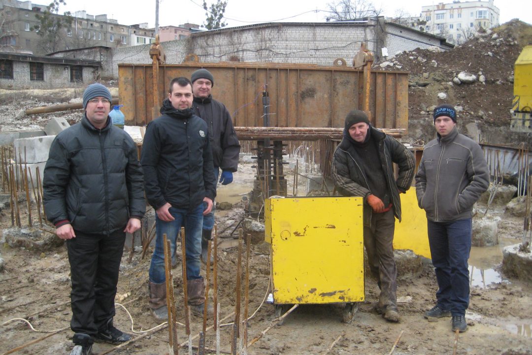 Перші у світі випробування двосекційної бурової палі запатентованим способом ONLY-DOWN